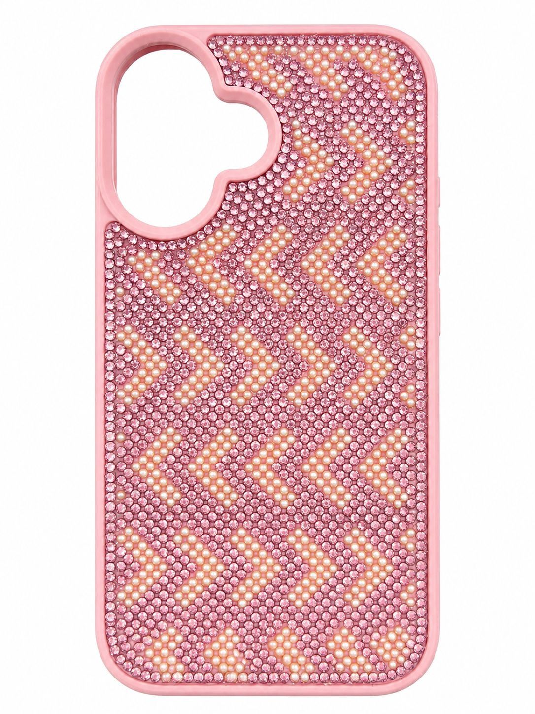 Swaro Star S2 Bling Case for Iphone 16 Pro Max- Pink