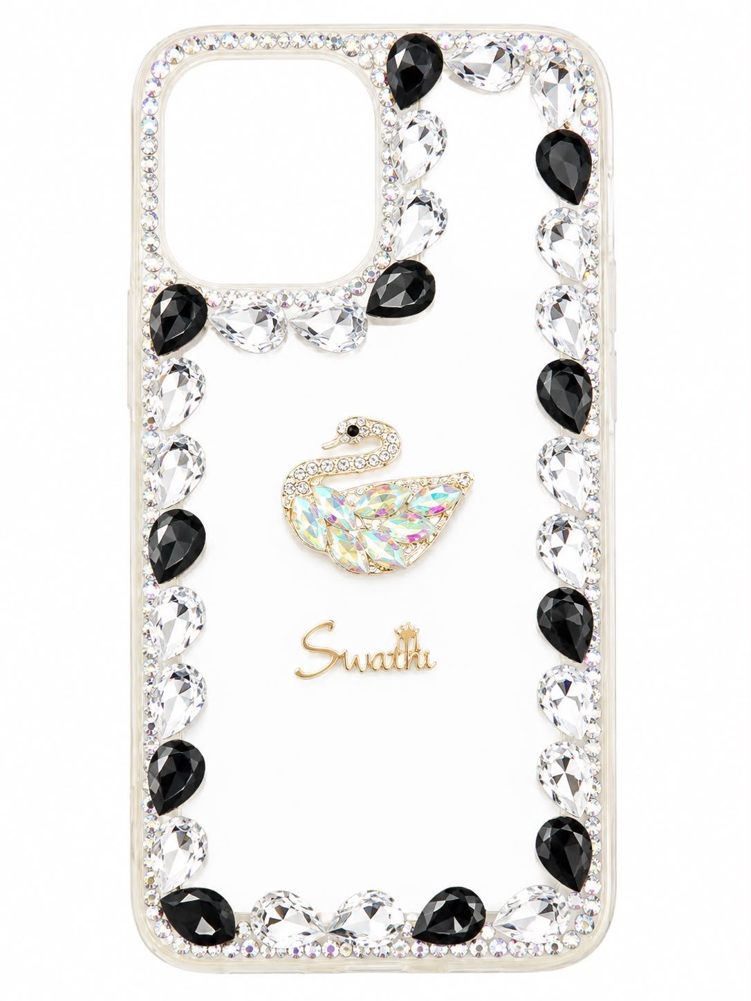 BIG DIAMOND CH BLING CASE DESIGN for Iphone 13 Pro Max - Grey