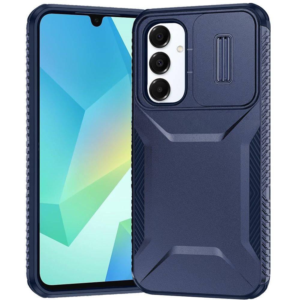 For Samsung A16 5G Ultimate U Design Hybrid with Camera Window Covering - BLUE