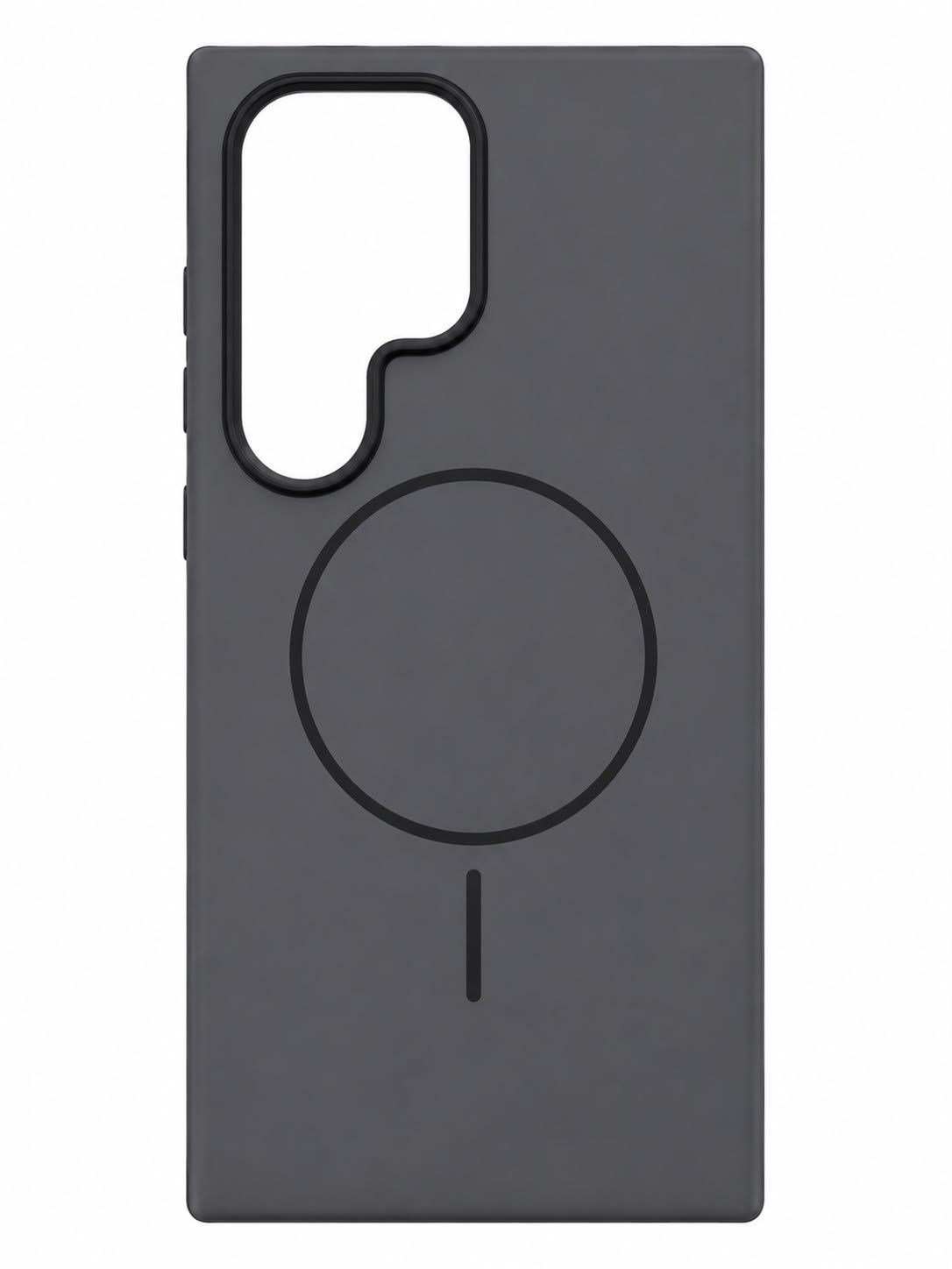 Premium Edged Core Matte Thick Super Magnetic Hybrid Case For Samsung Galaxy s24 Ultra - Black