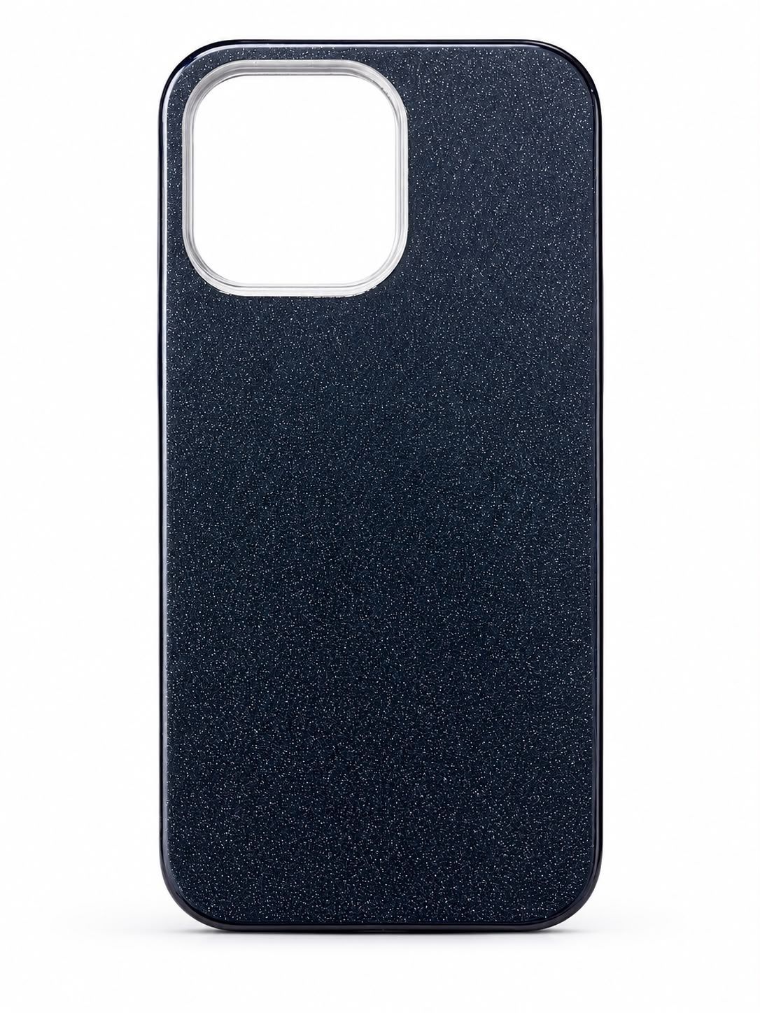 Glitter powder three in one mobile phone case (solid color) For Iphone 11- Blue