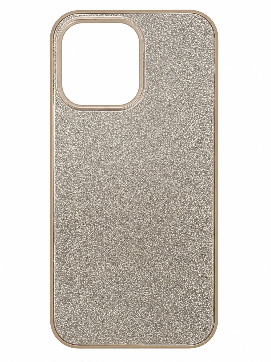 Glitter powder three in one mobile phone case (solid color) For Iphone 11- Gold