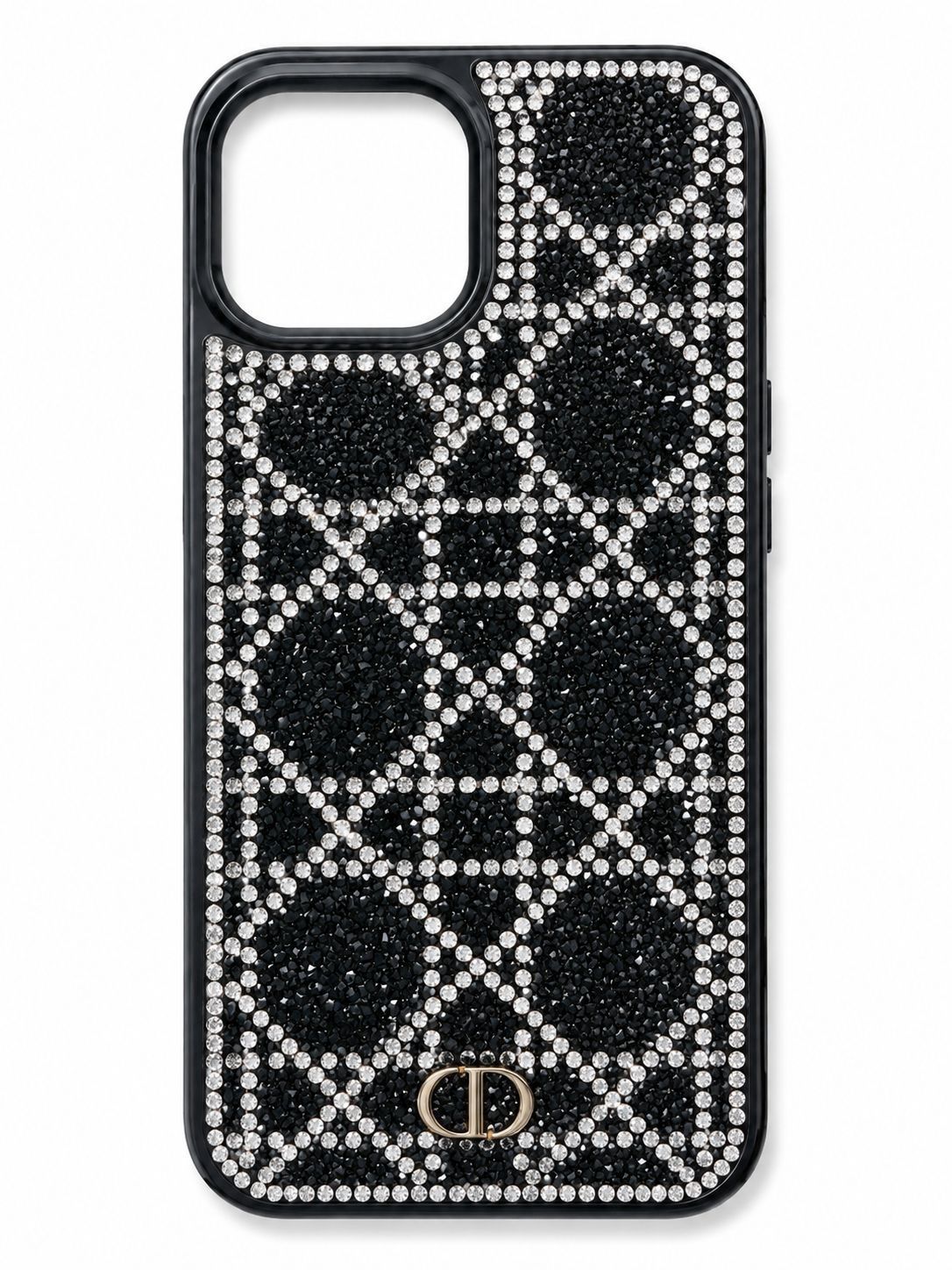 Fashion diamond Big Brand Phone Case for Iphone 11 - Black