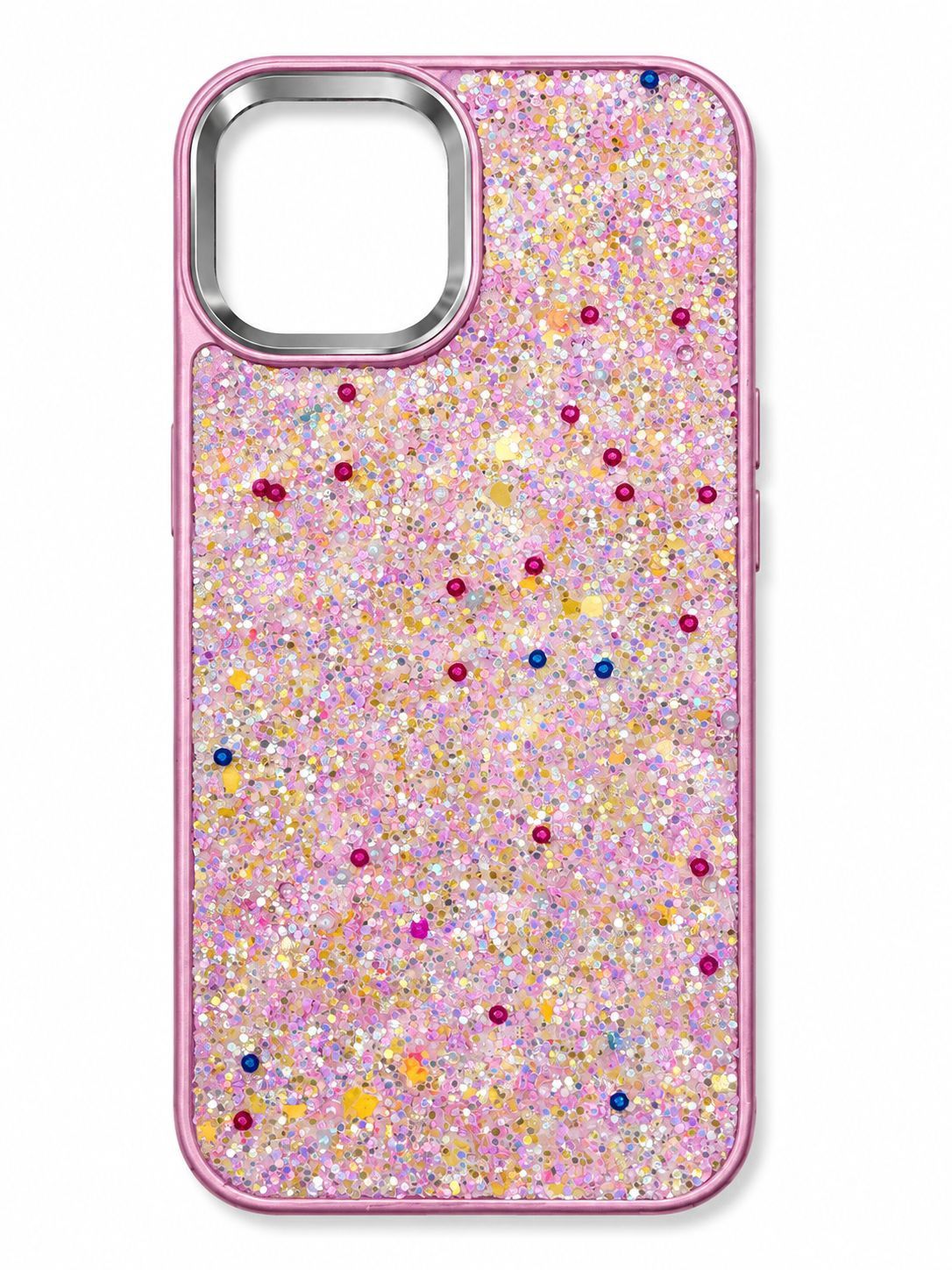 Mix Glitter Phone Case for Iphone 11 - Pink