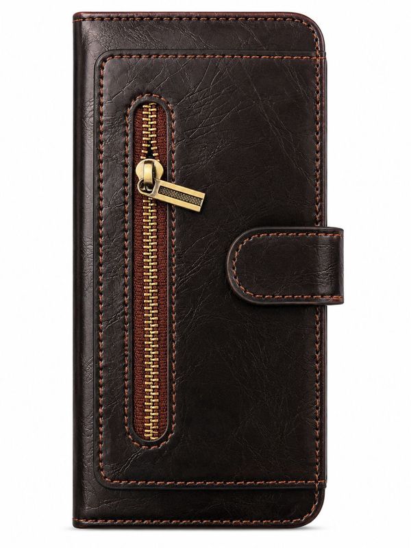 JDK Leather Wallet Case for Iphone 11 - Black