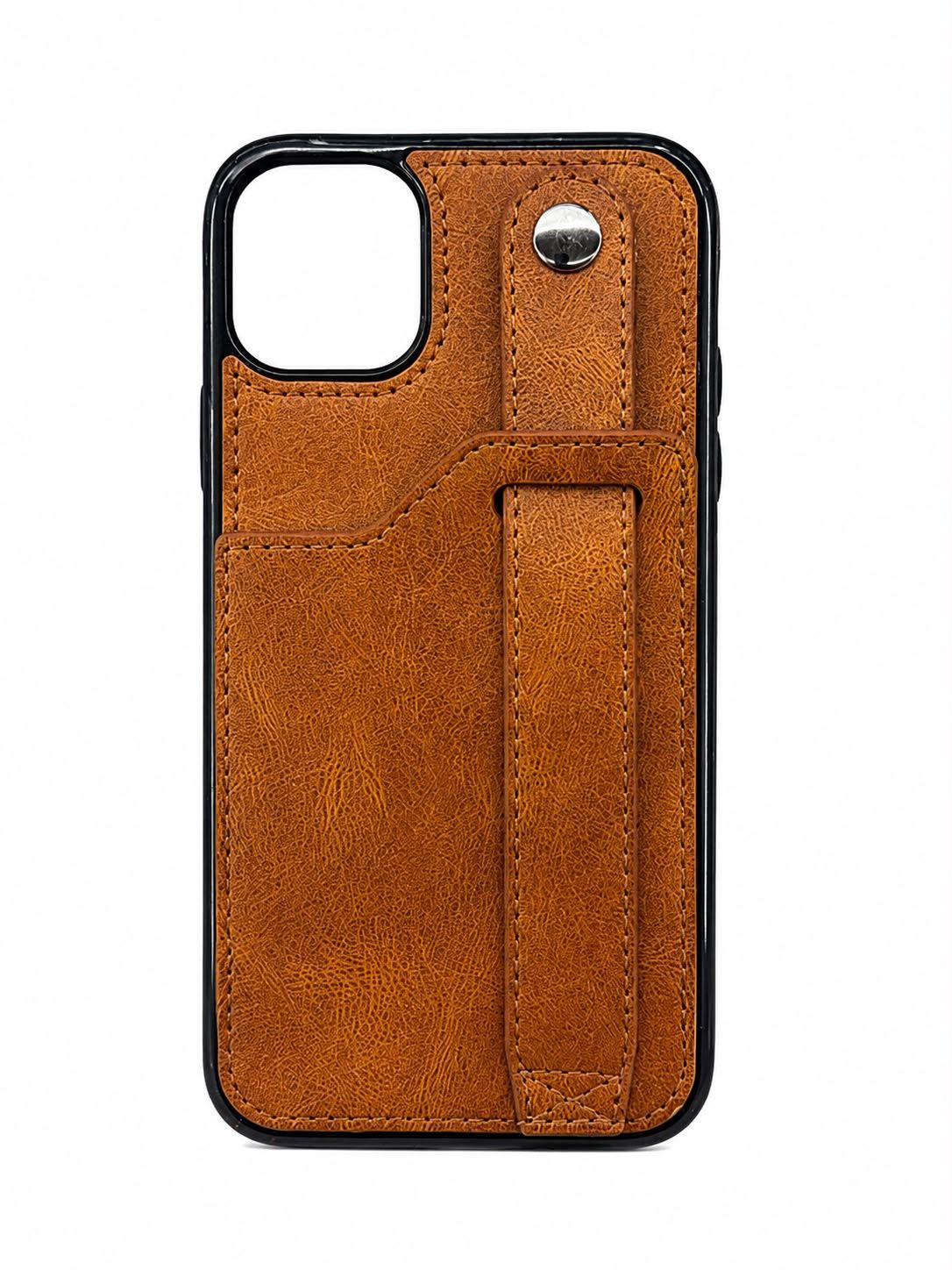 DAILY LEATHER CASE FOR IPHONE 11 - Brown