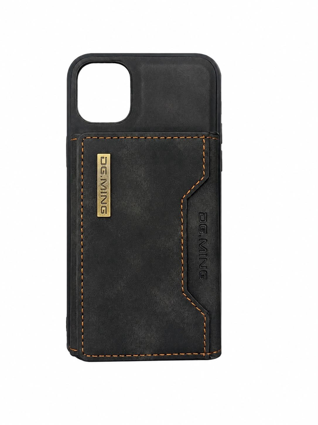 DG MING LEATHER DETACHABLE CARD CASE FOR Iphone 11 - Brown