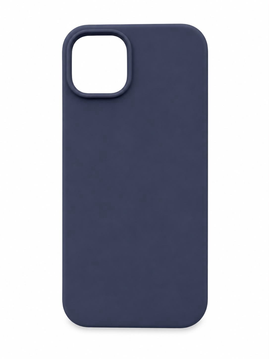 Neutral apple solid silicone shell for Iphone 11- Blue