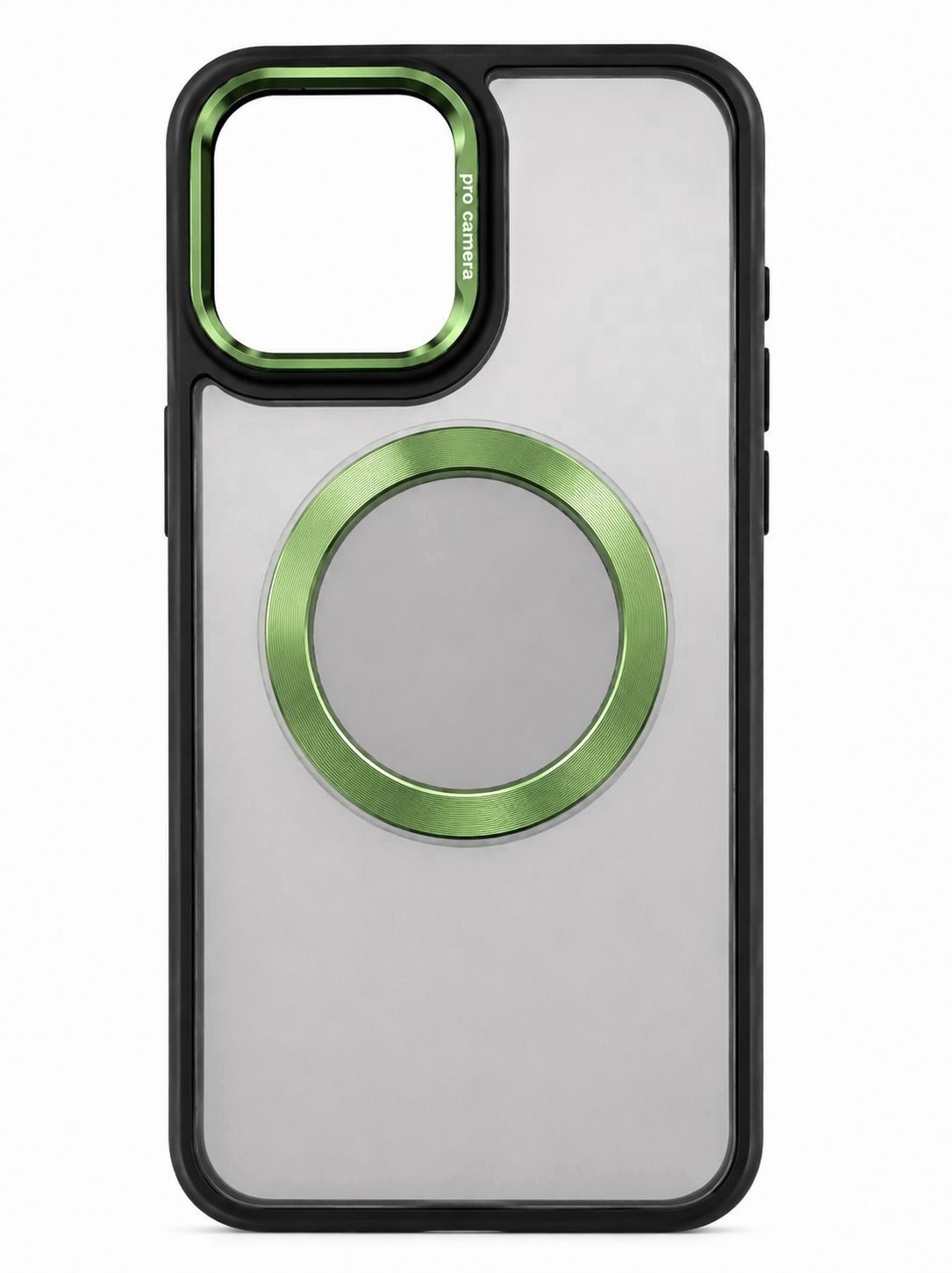 Transparent Black Tea Color Acrylic Phone Case for Iphone 11-  Green