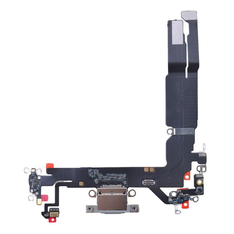 Charging Port with Flex Cable for iPhone 17 - White