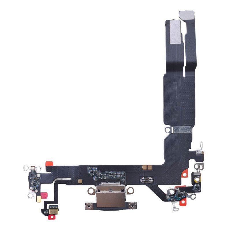 Charging Port with Flex Cable for iPhone 17 - Black