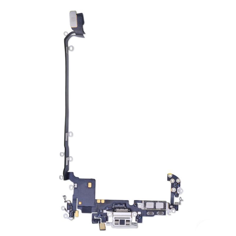 Charging Port with Flex Cable for iPhone 17 Pro Max (for America Version) - Silver