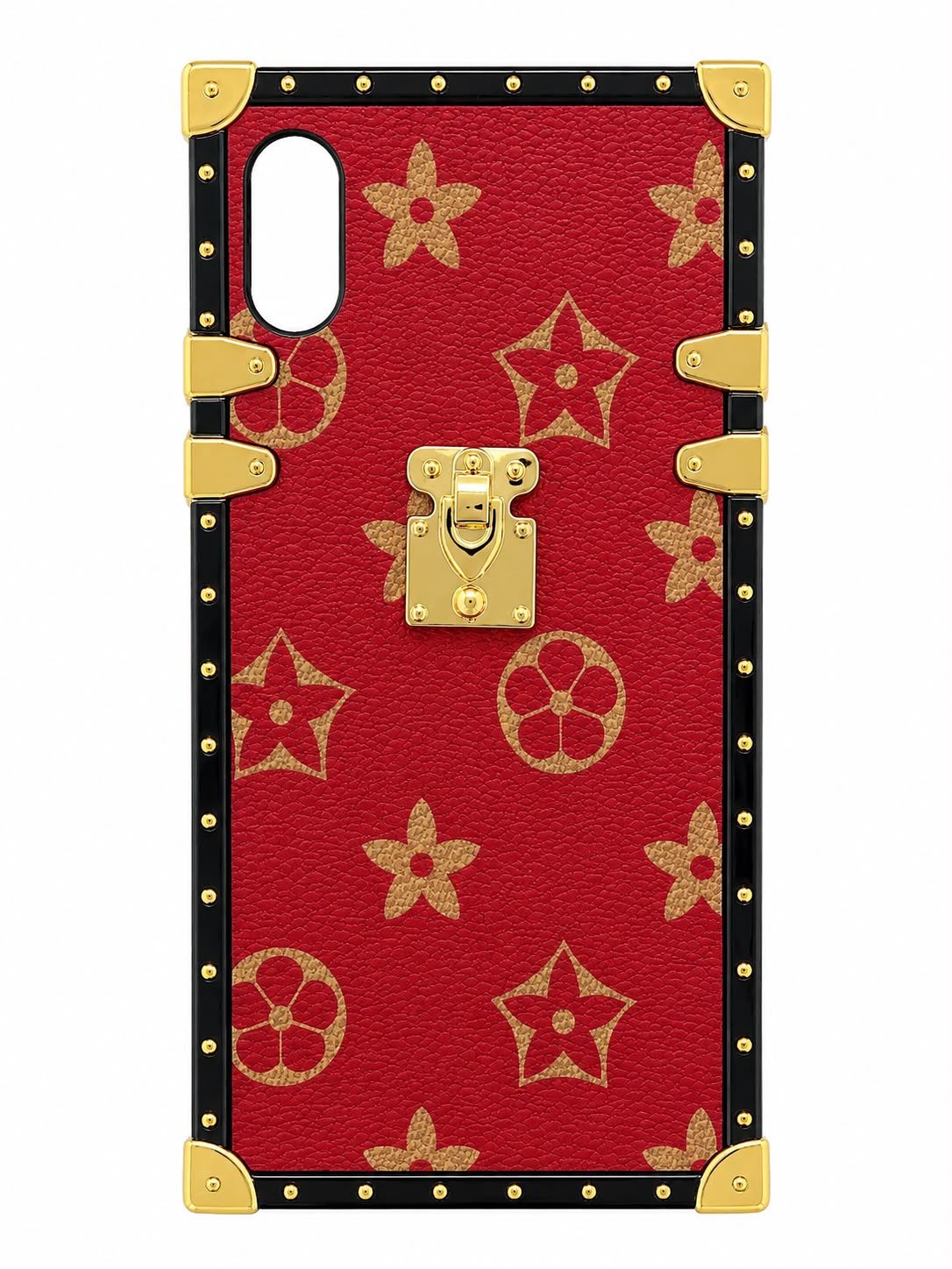 Luxury Trunk-Style Phone Case for Iphone XR-Red
