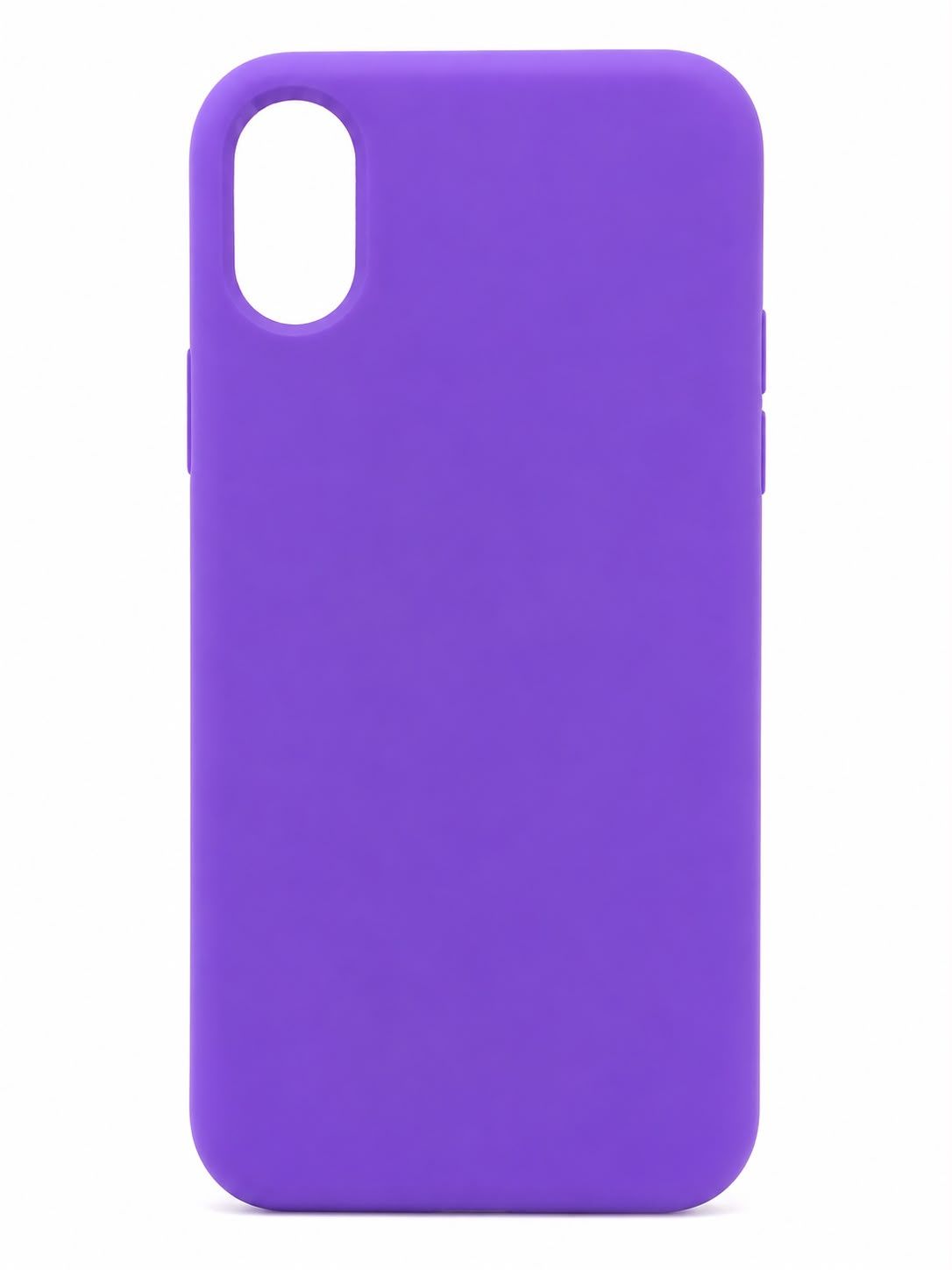 Matte Silicone Phone Case for Iphone XR-Purple