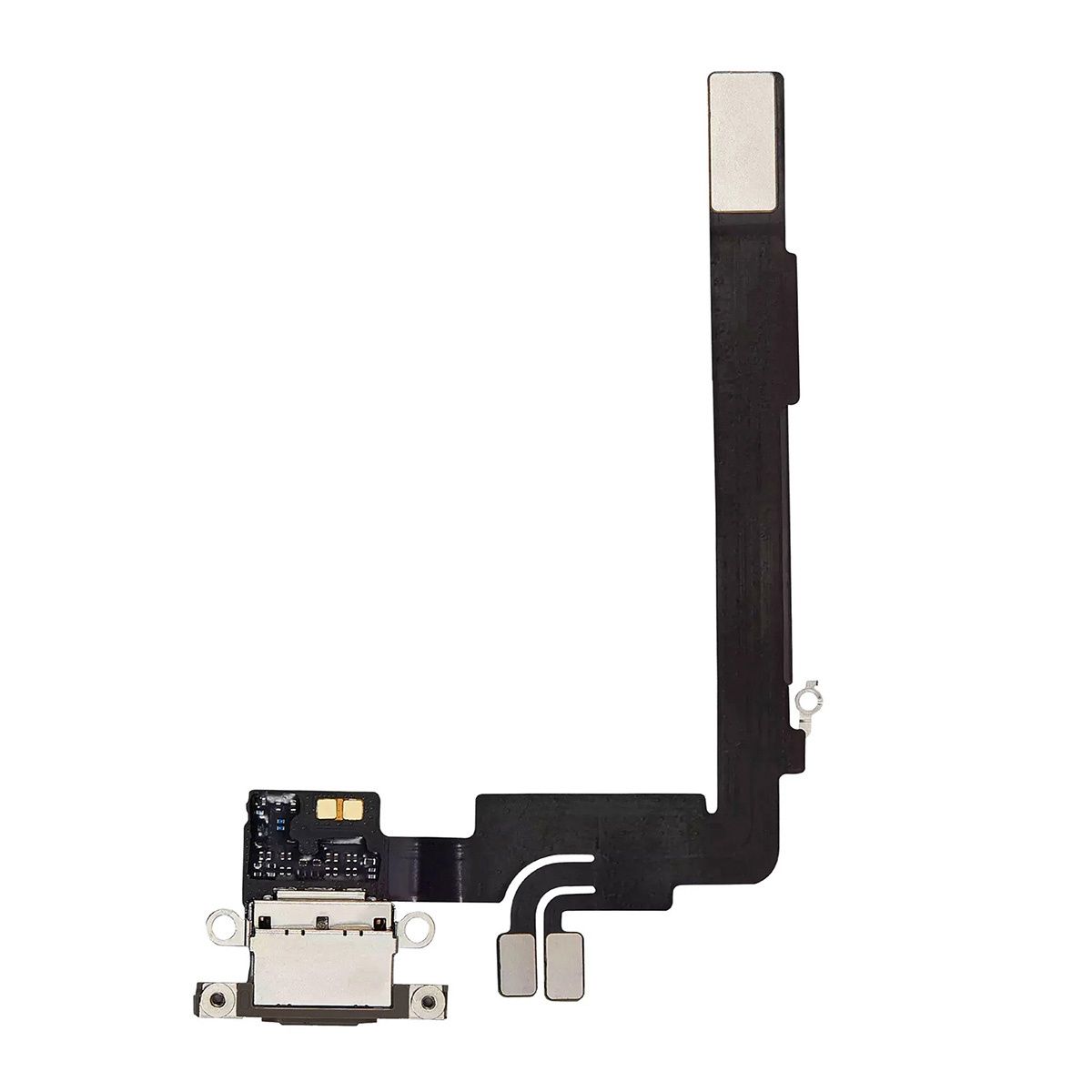 Charging Port with Flex Cable for iPhone 16 Pro Max - White Black