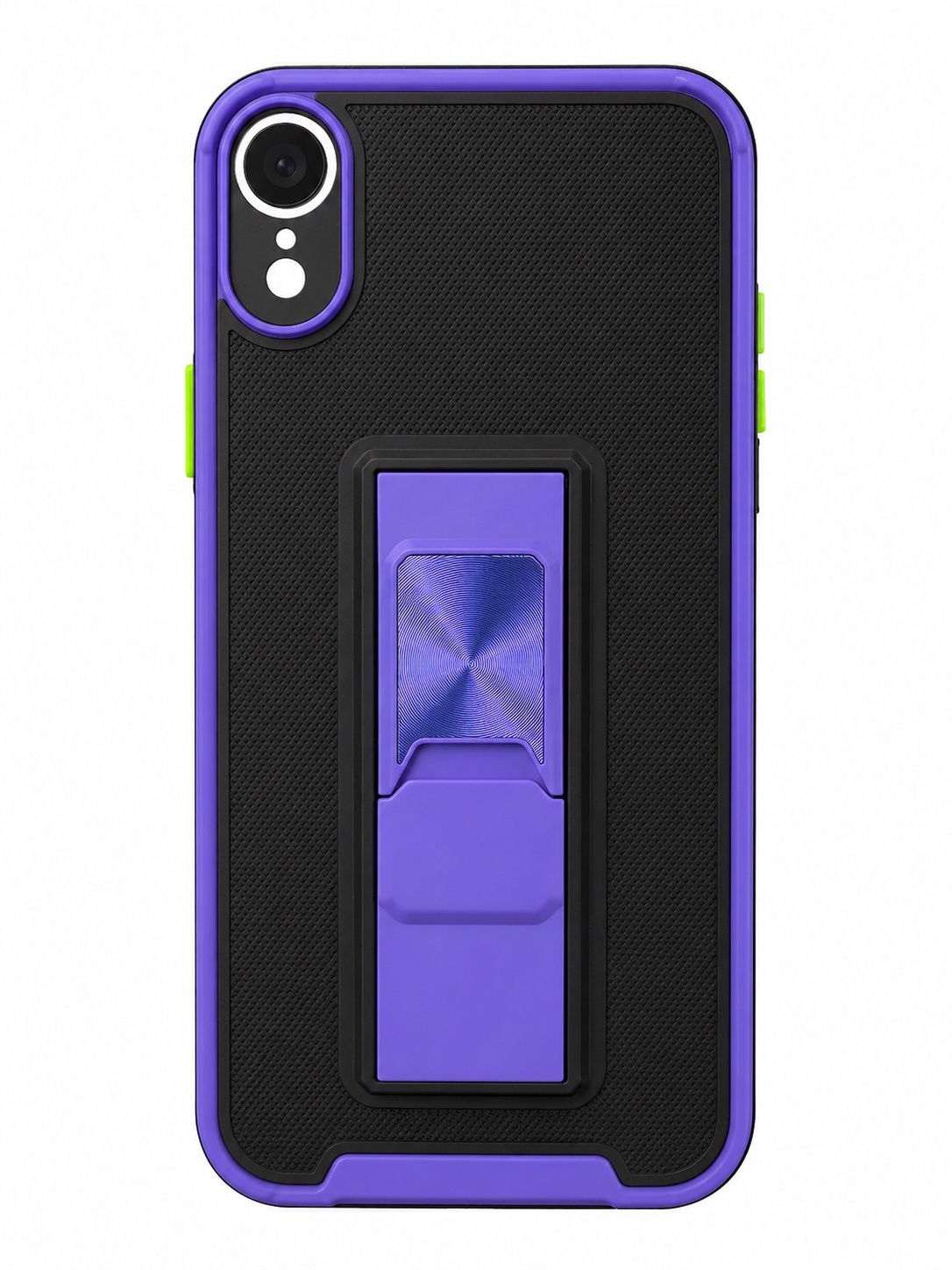 Rugged Kickstand Phone Case for Iphone XR- Purple