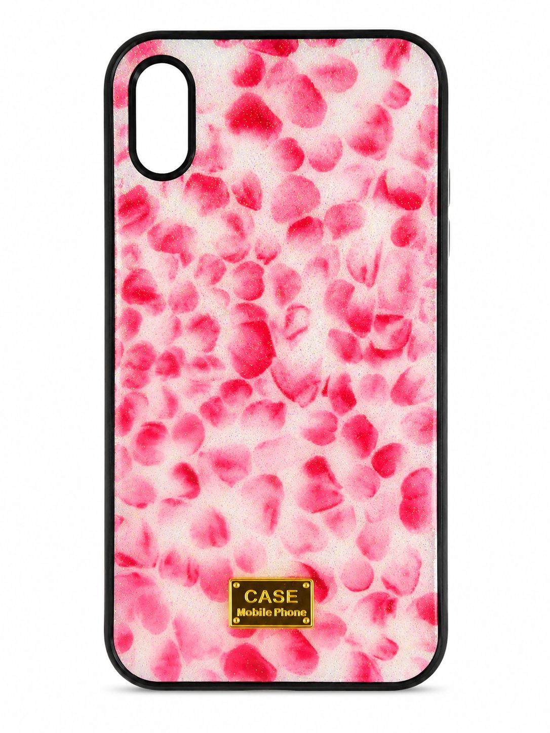 Pink Petal Glitter Phone Case for Iphone XR