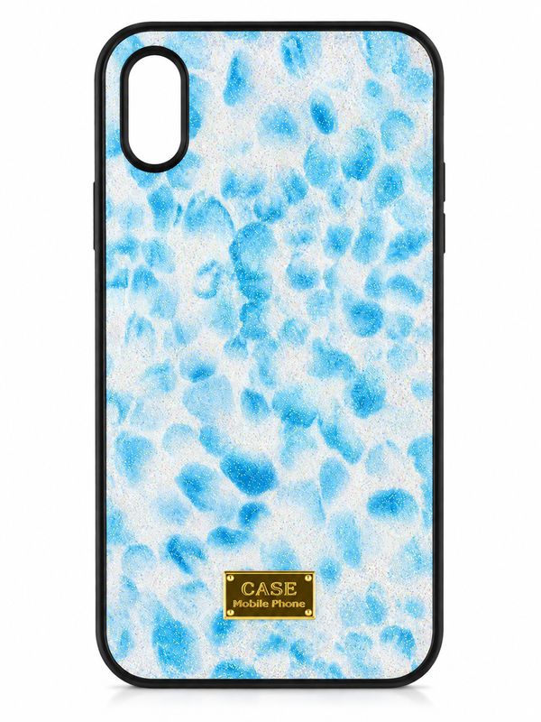 Blue Petal Glitter Phone Case for Iphone XR