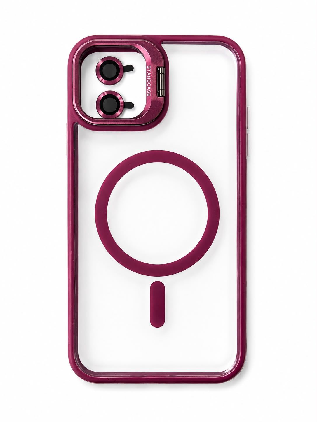 U1 Magnetic Case+Lens Stand ( without camera protector) for Iphone 11 - Maroon