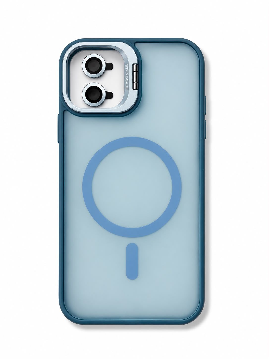 U2 Magnetic Case+lens stand + camera protector for Iphone 11 - Blue