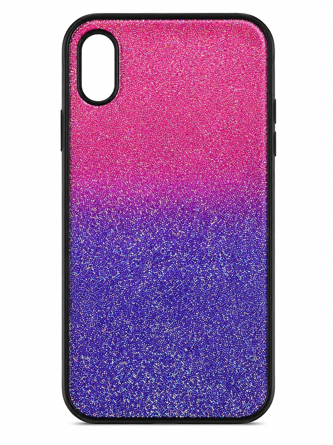 Glitter Gradient Phone Case for Iphone XR – Pink and Purple