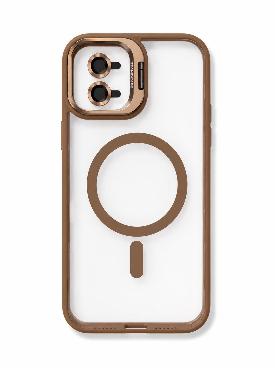 U1 Magnetic Case+Lens Stand ( without camera protector) for Iphone 11 - Rose Gold