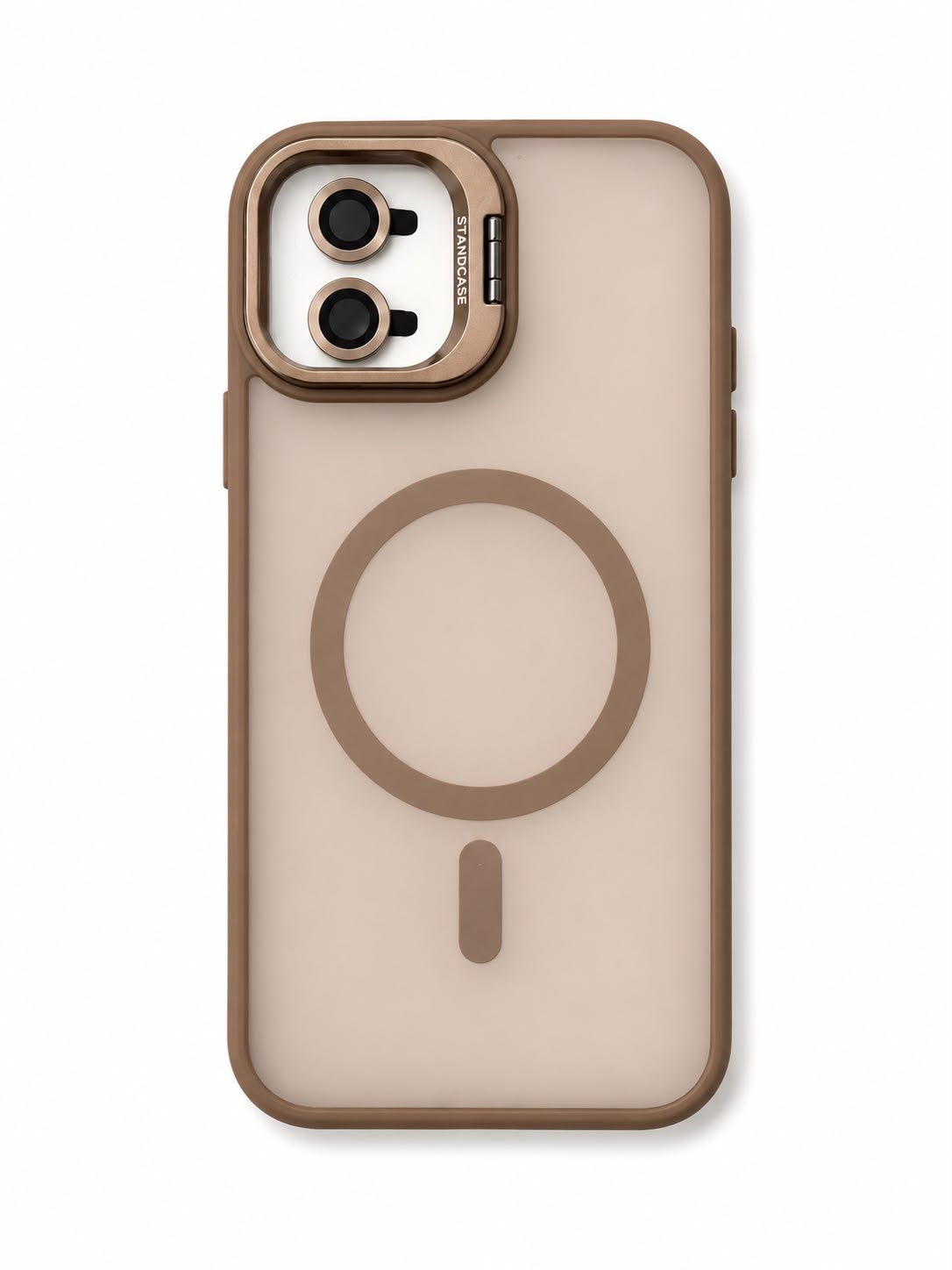 U2 Magnetic Case+lens stand + camera protector for Iphone 11 - Rose Gold