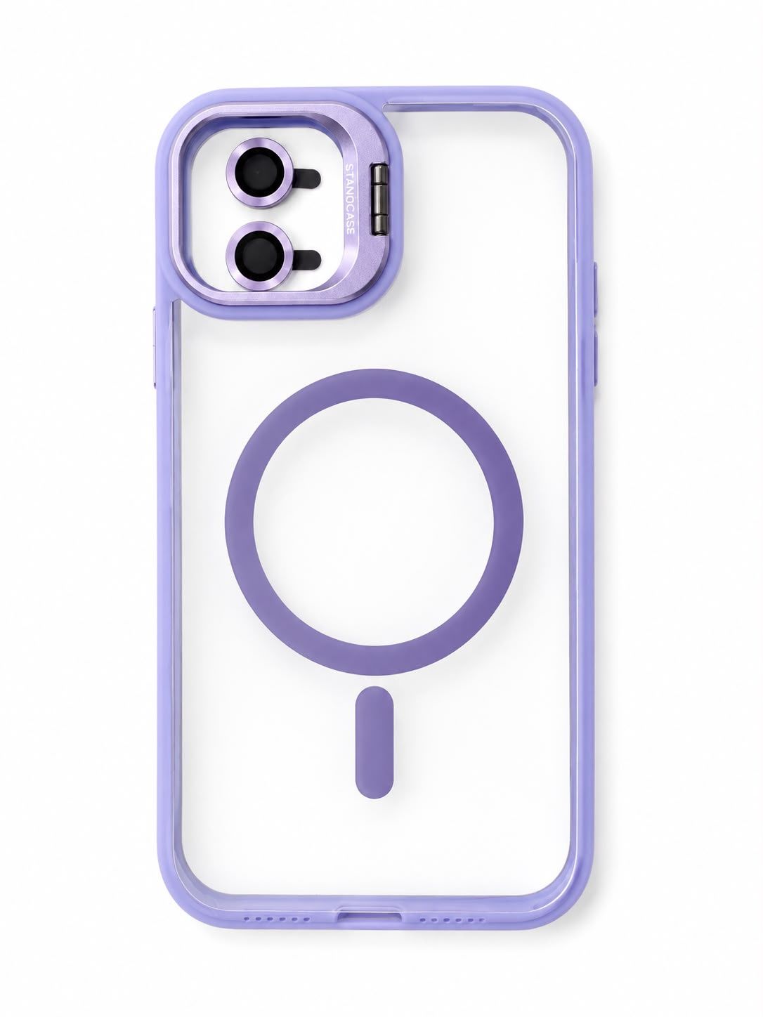 U1 Magnetic Case+Lens Stand ( without camera protector) for Iphone 11 - Light Purple