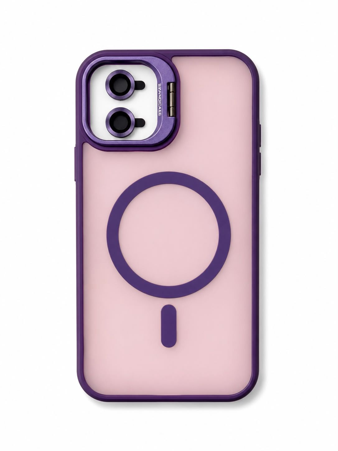 U2 Magnetic Case+lens stand + camera protector for Iphone 11 - Purple
