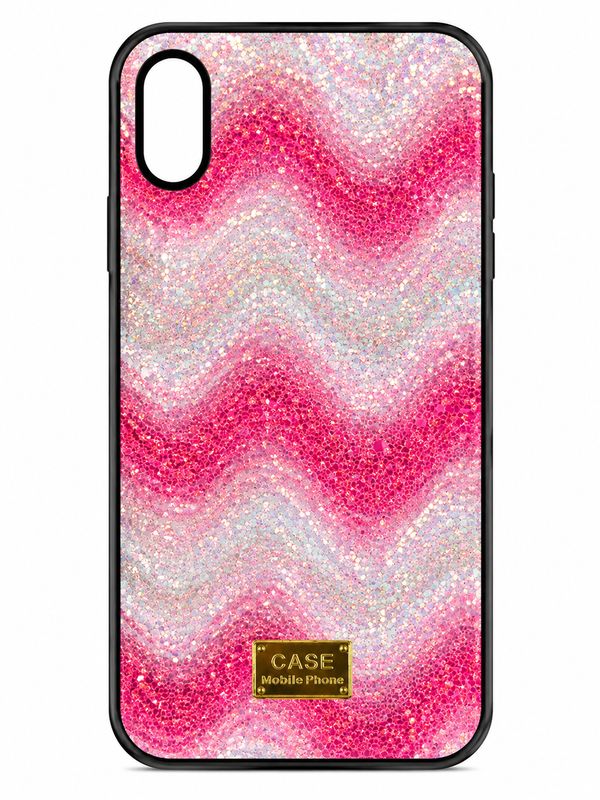 Glitter Marble Phone Case for Iphone XR- Ombre Pink