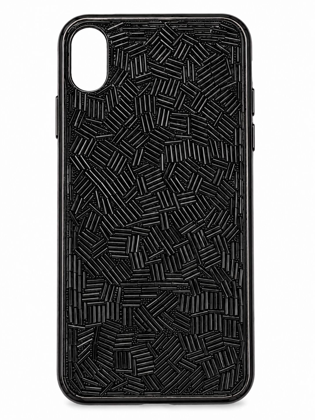 Luxury Mettalic Mosiac Phone Case for Iphone XR -Black