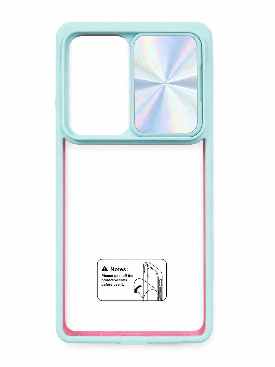 CF HIDDEN CAMERA LENS FOR S25 Ultra - Teal/Pink