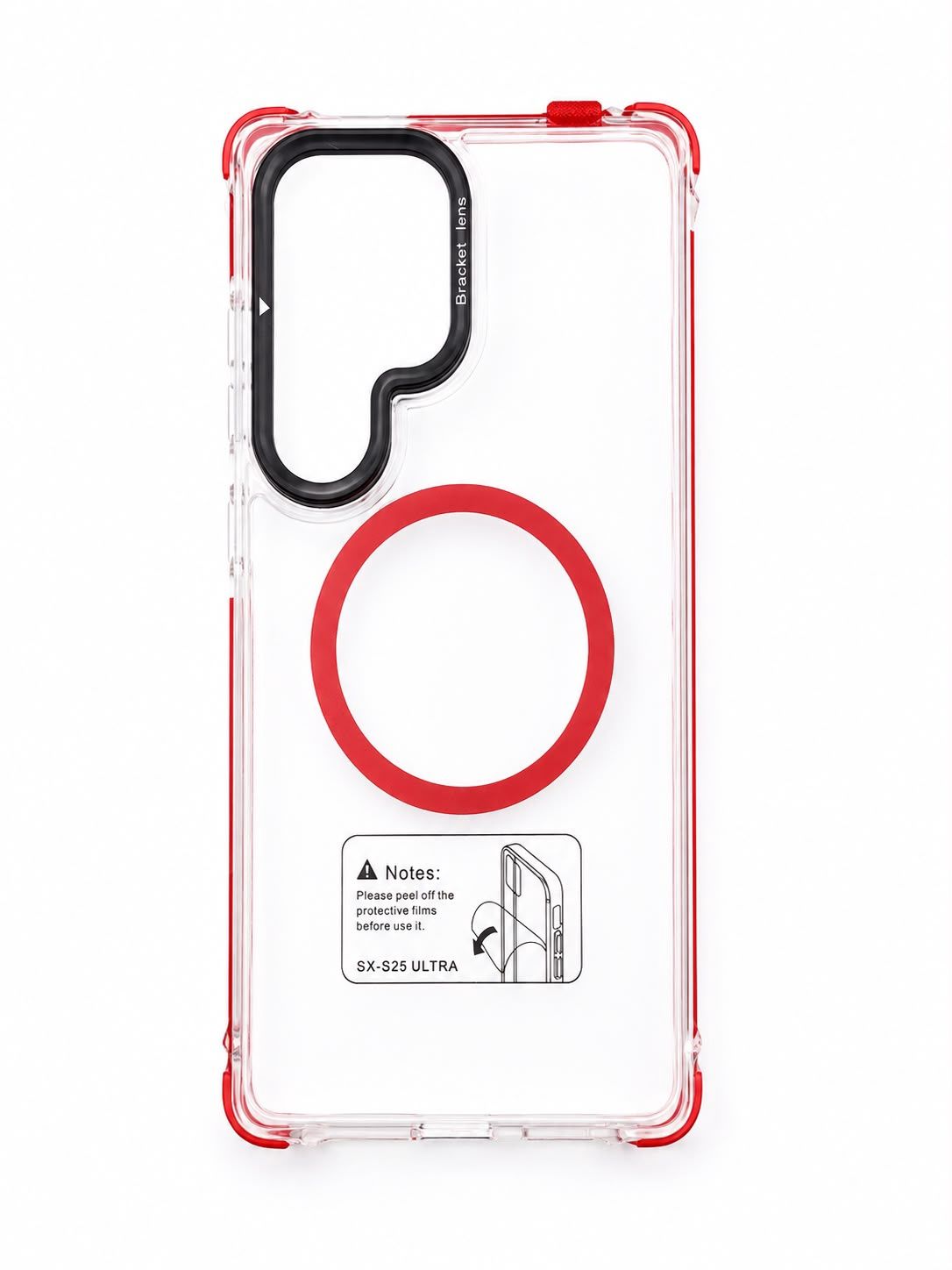 Rainbow#1 Magnetic kickstand for S25 Ultra - Red