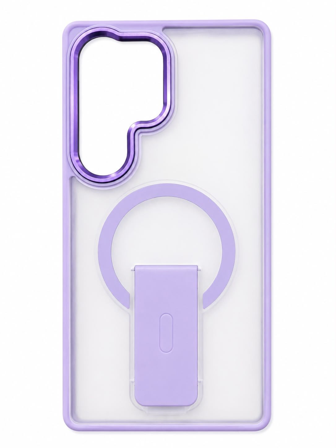 Anti-fall fulcrum bracket magnetic mobile phone case S25 Ultra - Purple