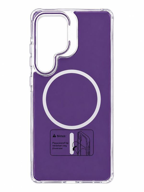 J2 Macaron Magnetic Phone Case (lzb) for S25 Ultra - Purple