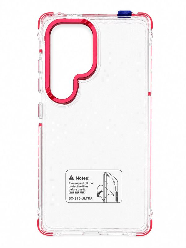 Rainbow Clear for S25 Ultra - Red