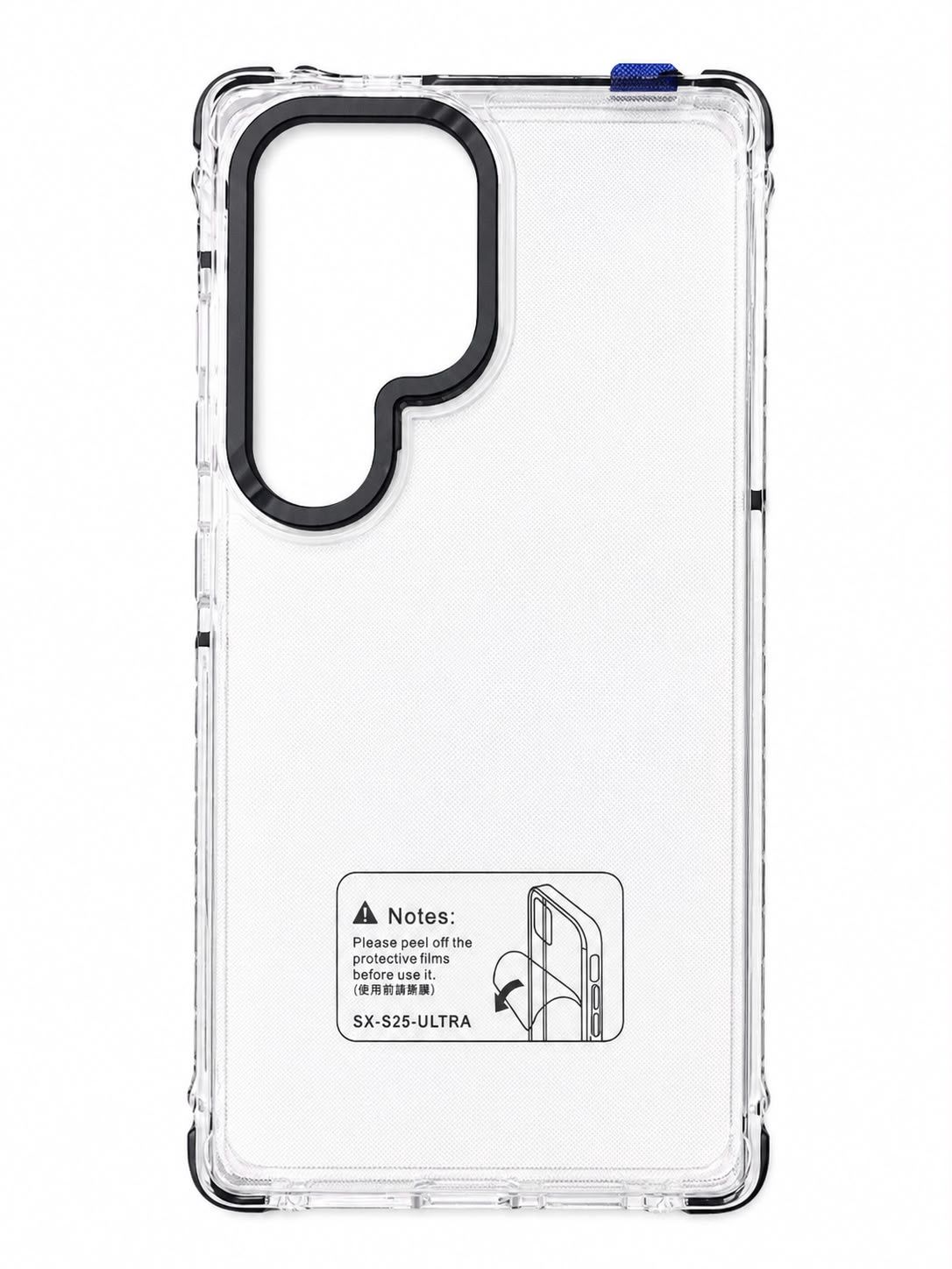 Rainbow Clear for S25 Ultra - Black