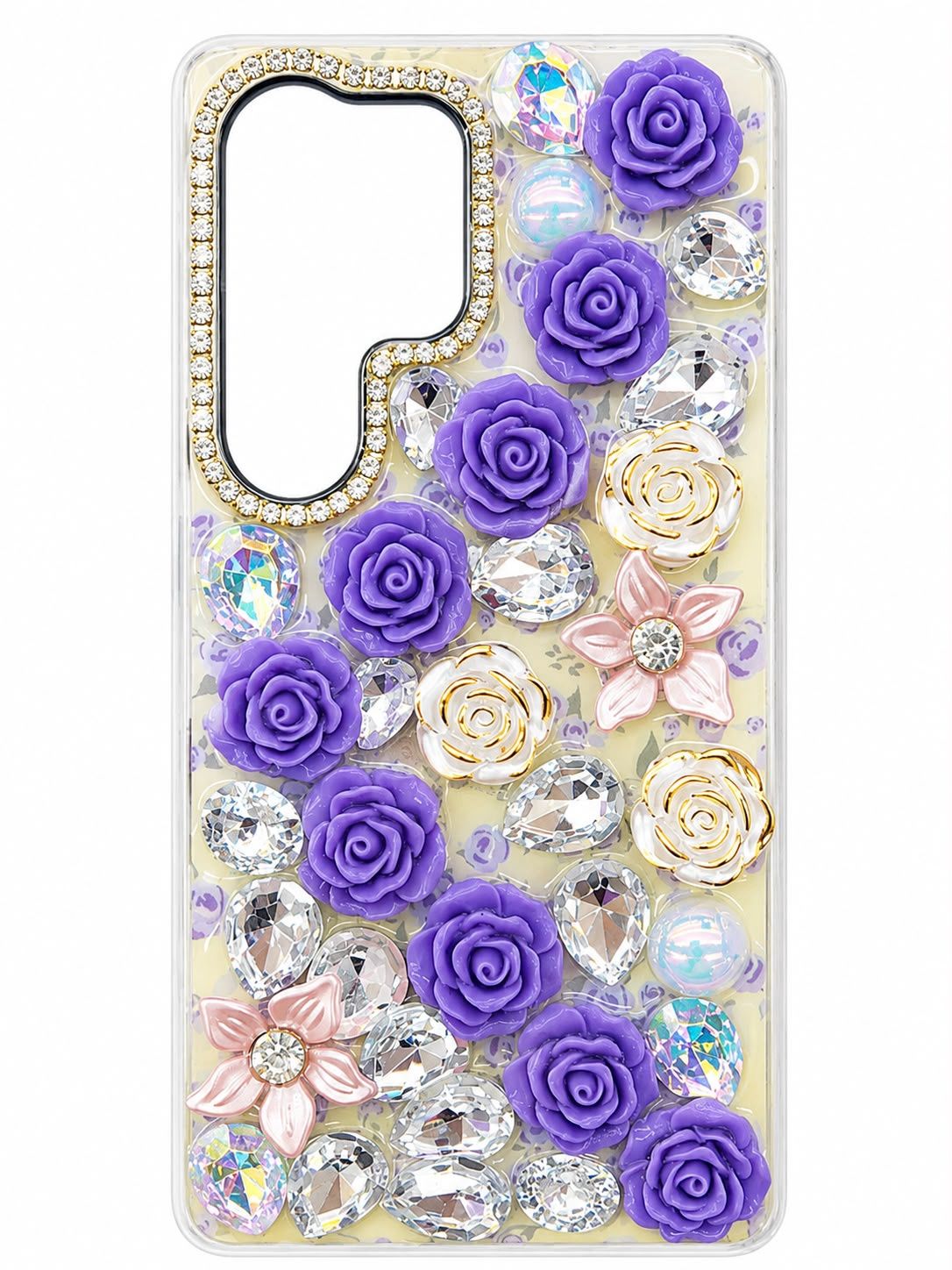 FL diamond case for S25 Ultra - Purple