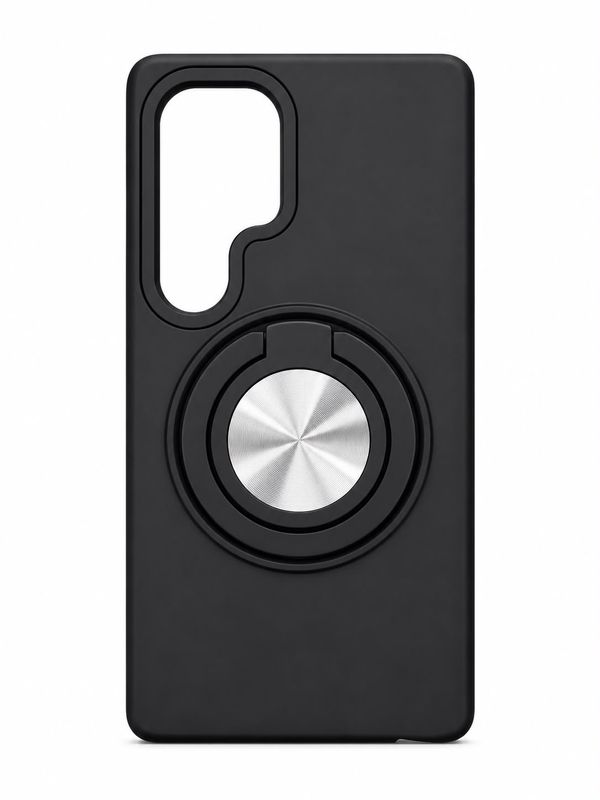 Large hole bracket case for S25 Ultra - Black
