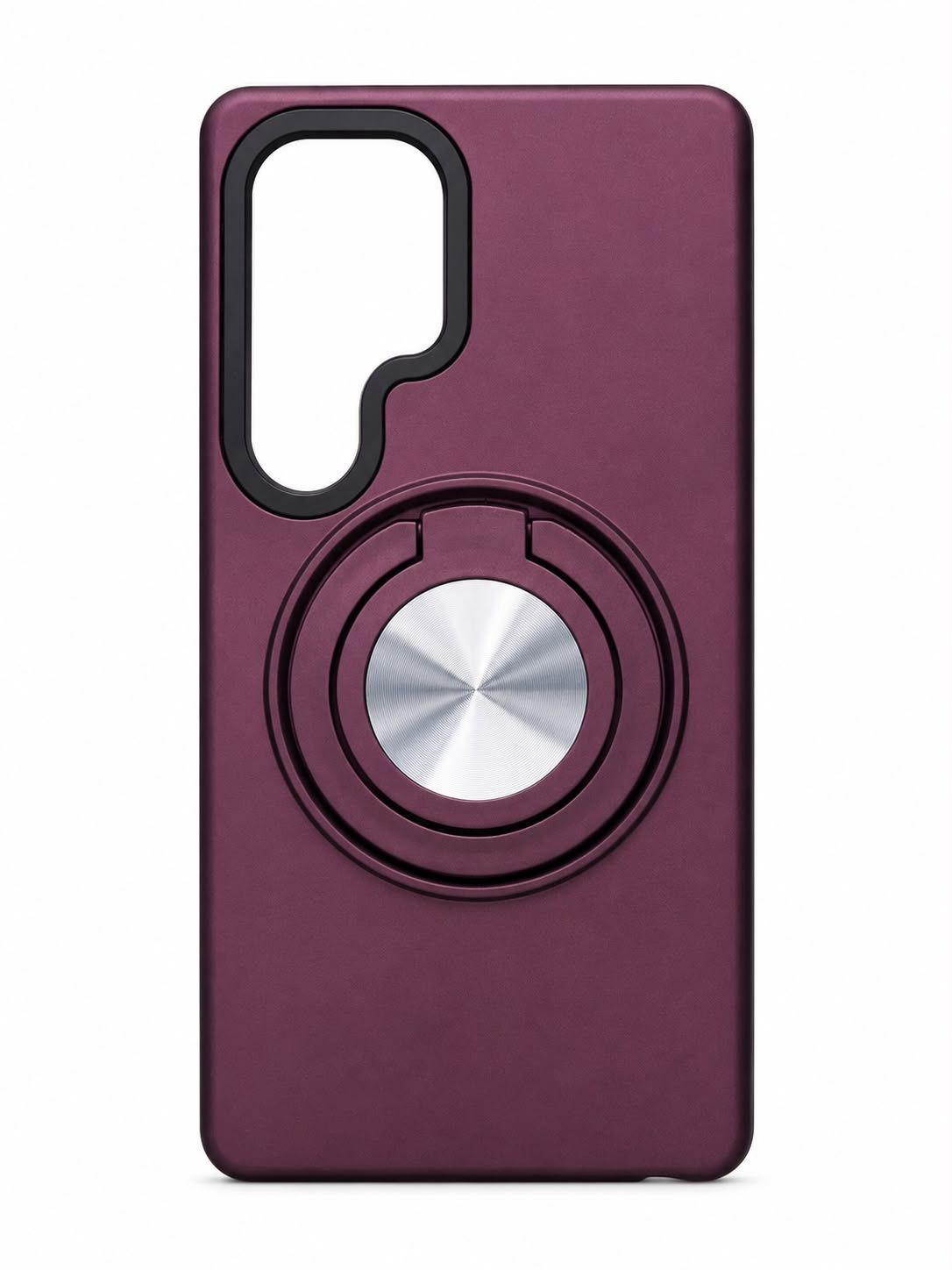 Large hole bracket case for S25 Ultra - Maroon