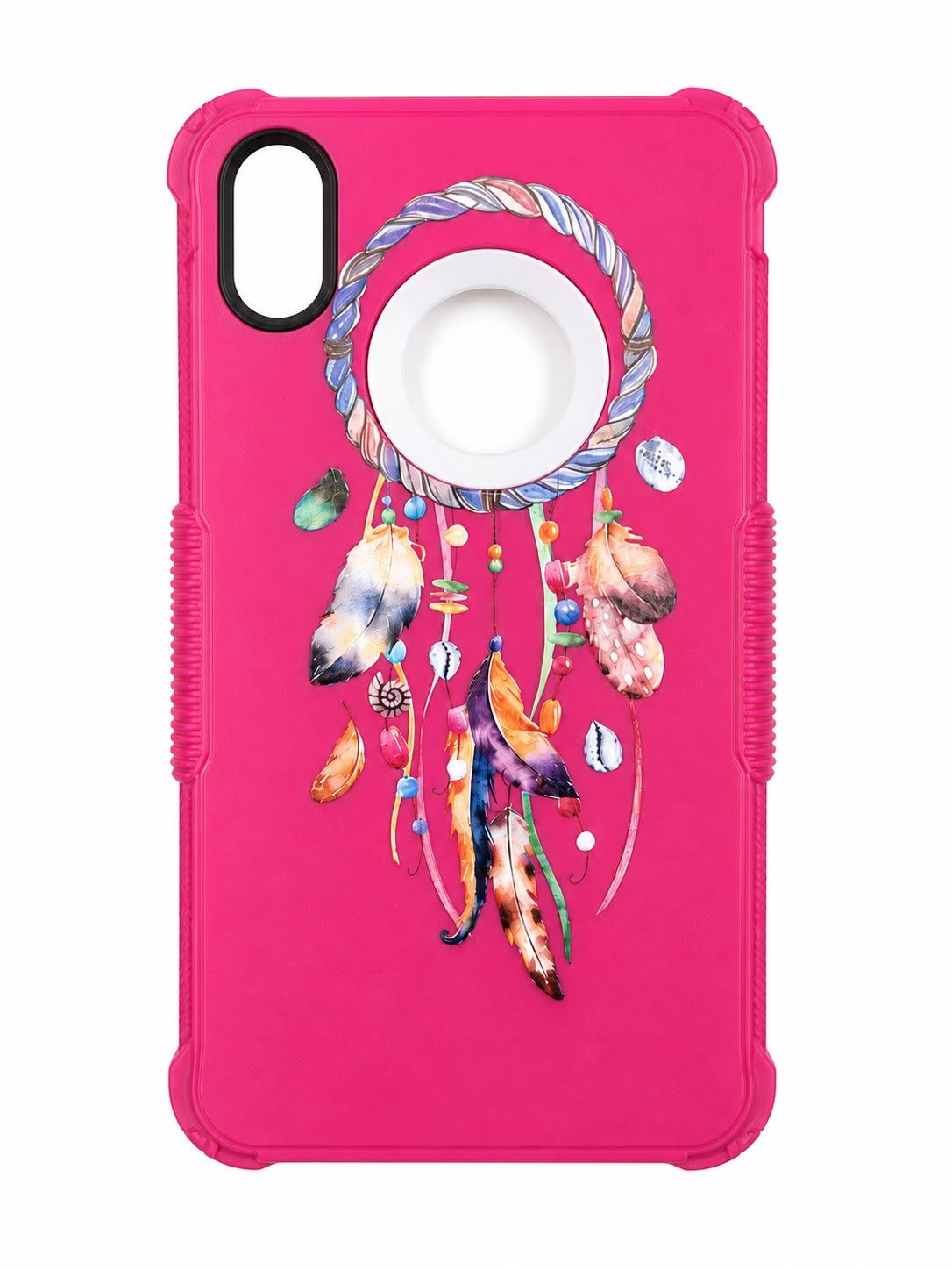 Heavy Duty Printed Case for Iphone XR -Pink