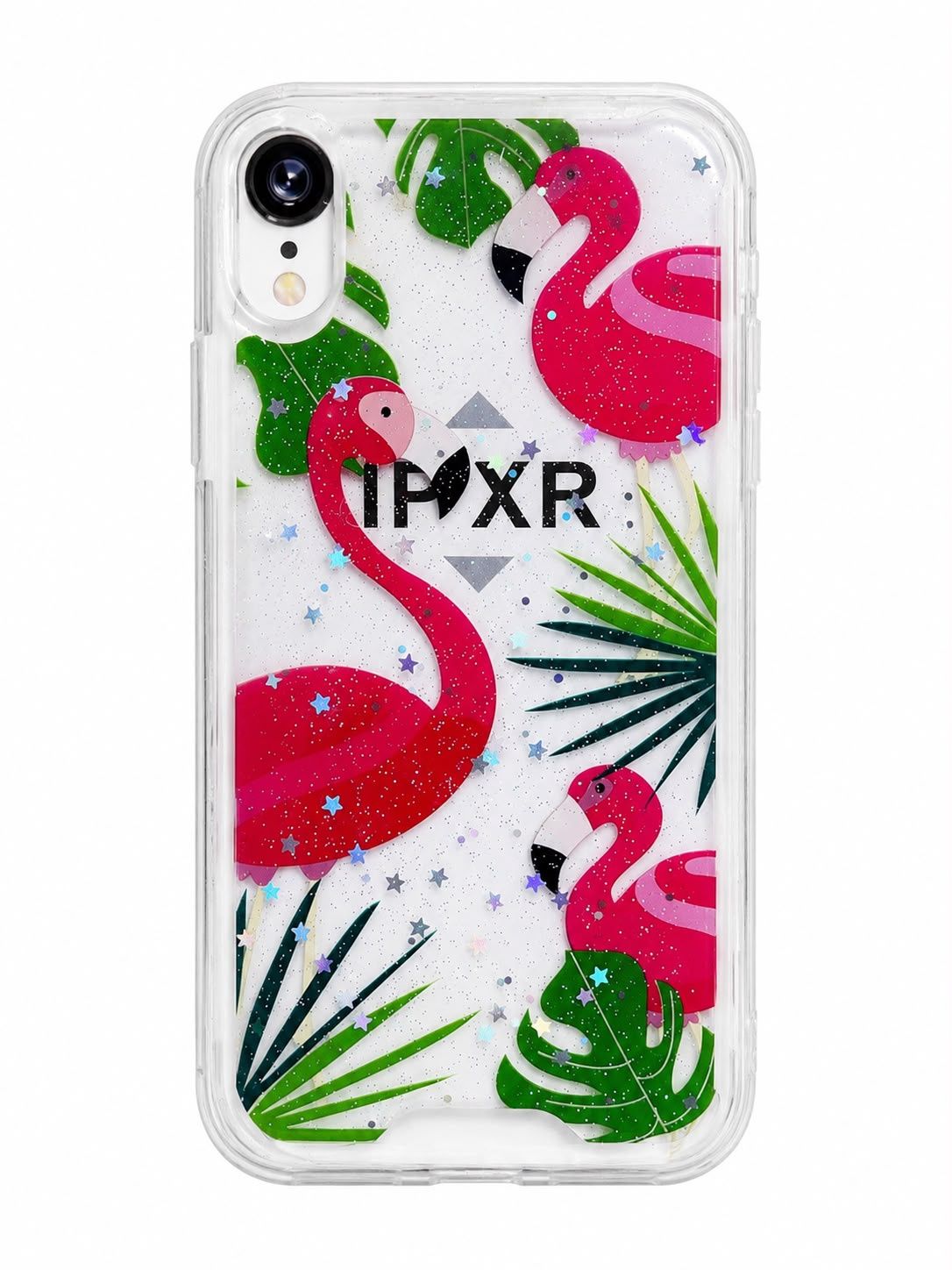 Flamingo Glitter Printed Case for Iphone XR
