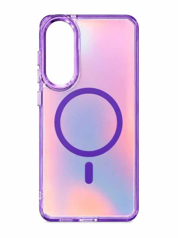 LY-Rainbow Magsafe with lens branket for S25 Edge - Purple