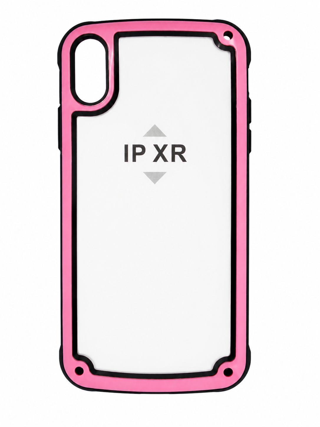 Rugged Protective Case for Iphone XR- Pink &amp; Black