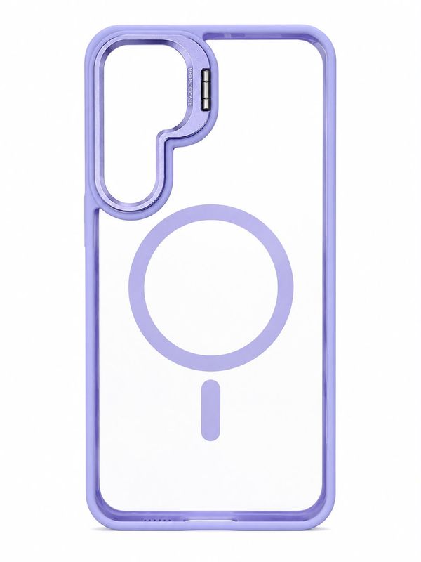 U1 Magnetic Case with Camera Kickstand and Lens Protector for S24 Fe-Lilac Purple