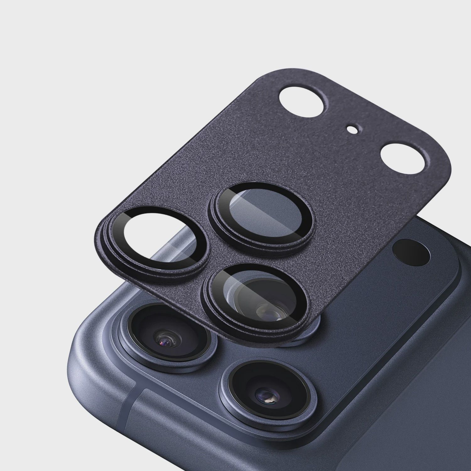 IPhone 17 Pro Camera Metal Tempered Glass - Purple