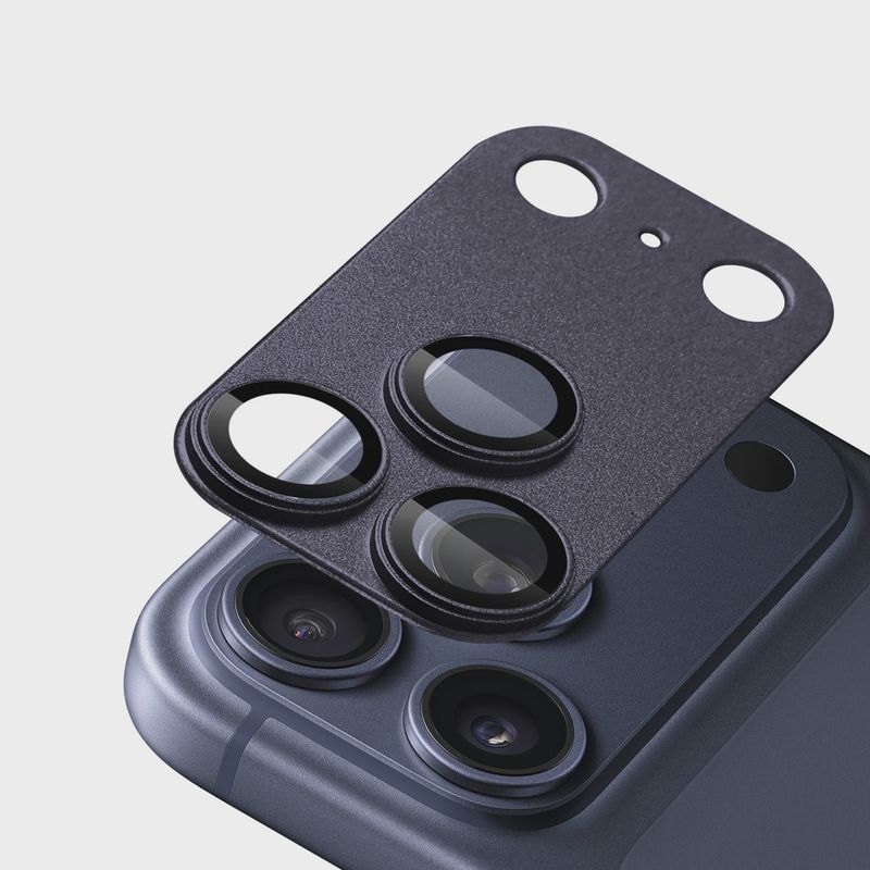 IPhone 17 Pro Camera Metal Tempered Glass - Purple