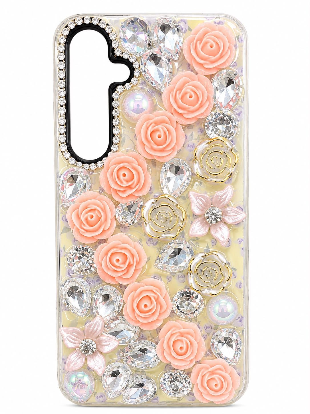 FL diamond case for S24 Fe - Pink