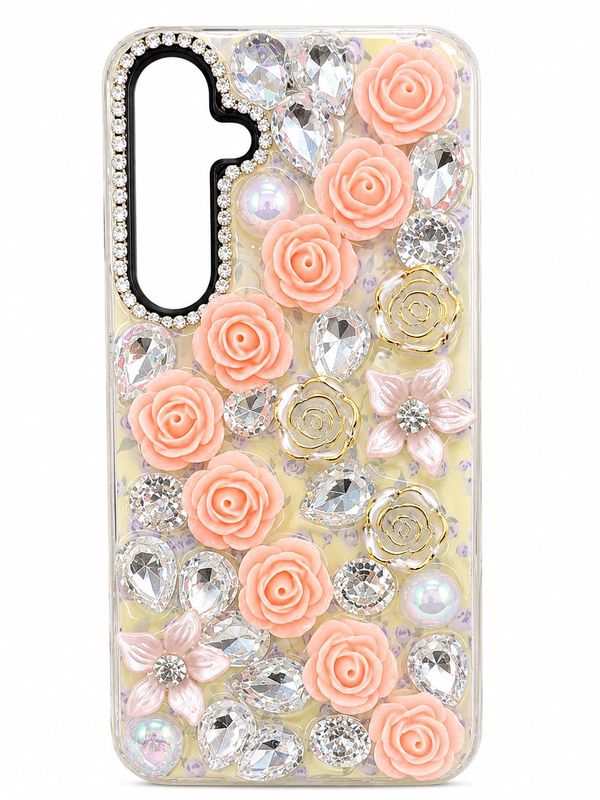FL diamond case for S24 Fe - Pink