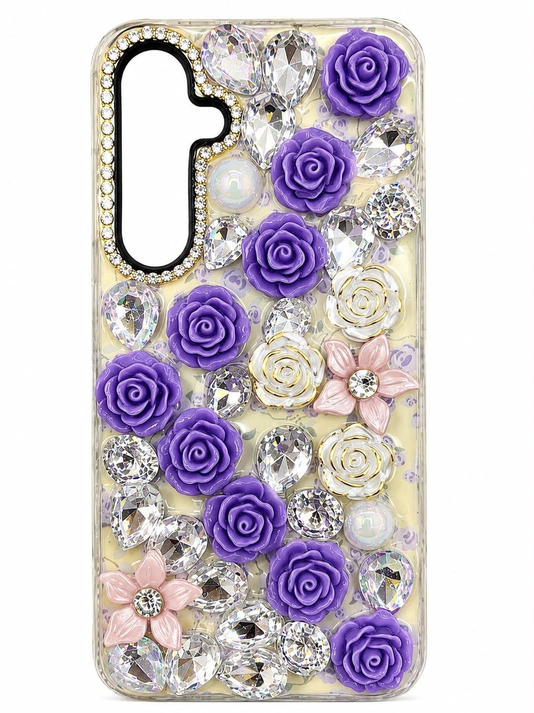 FL diamond case for S24 Fe - Purple